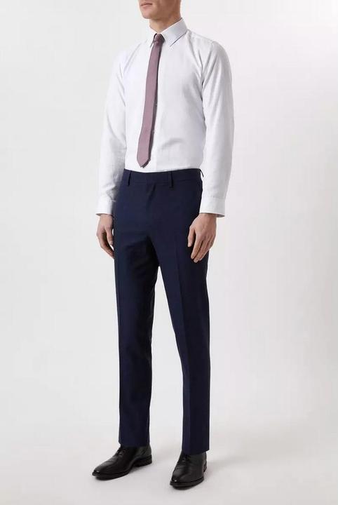 Actual product image Burton Mens Marl Skinny Suit Trousers (28)