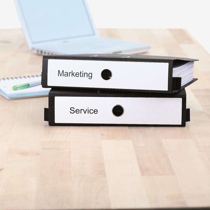 Actual product image HERMA A4 hanging file labels