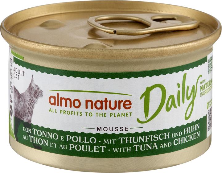 Image du produit Almo Nature Daily Adult Mousse au thon et au poulet (Adulte, 1 pcs, 85 g)