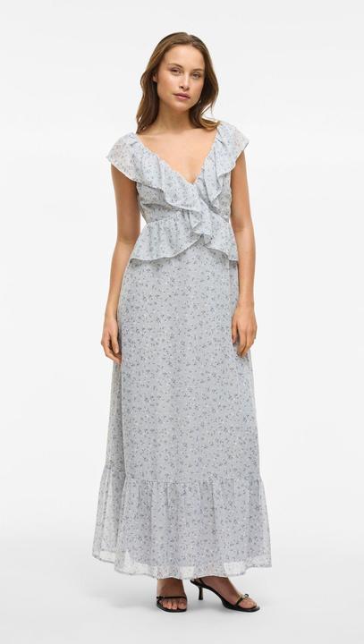 Image du produit Vila Ärmelloses Rüschen Maxikleid (40)