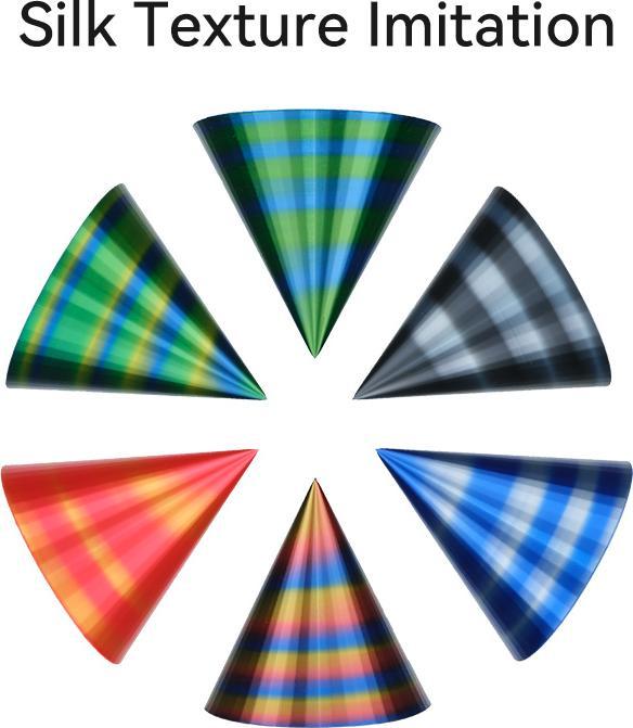 Produktbild eSUN ePLA-Silk Candy Silber-Schwarz Filament 1.75mm 1Kg (PLA+, 1.75 mm, 1000 g, Mehrfarbig)