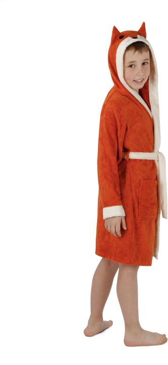 Actual product image Normani Frottee Bademantel für Kinder aus Bio-Baumwolle - 9703 (134, 140)