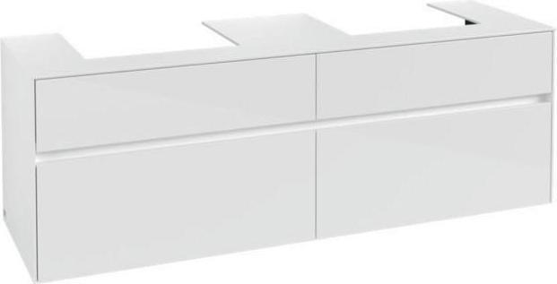 Image du produit Villeroy & Boch V&B Meuble sous-lavabo COLLARO 1600x548x500mm Glossy White (160 x 50 x 55 cm)