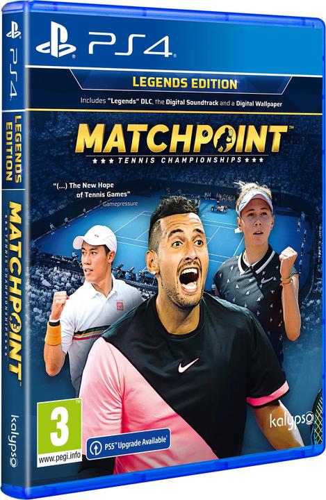 Actual product image Matchpoint - Tennis Championships Legends Edition (PS4) (IT/ESP) (PS4, IT)