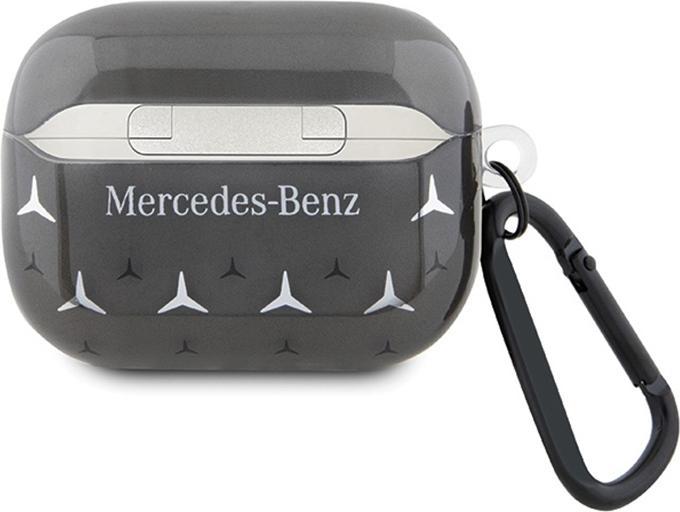 Actual product image Mercedes-Benz Mercedes MEAP28DPMGS AirPods Pro 2 cover czarny/black Large Star Pattern (Headphone bag)