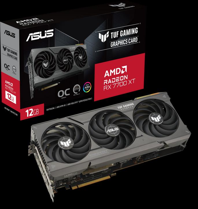 Produktbild ASUS TUF Gaming Radeon RX 7700 XT OC Edition (12 GB)