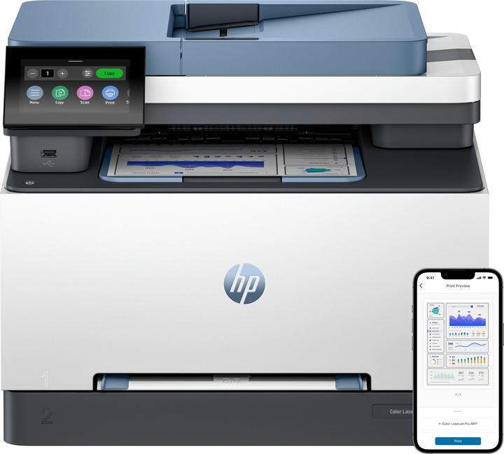 Produktbild HP Color LaserJet Pro MFP 3302fdn (Laser, Farbe)