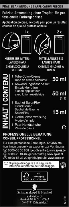 Image du produit Syoss 7-5 Blond cendré moyen (7-5 Blond cendré moyen)