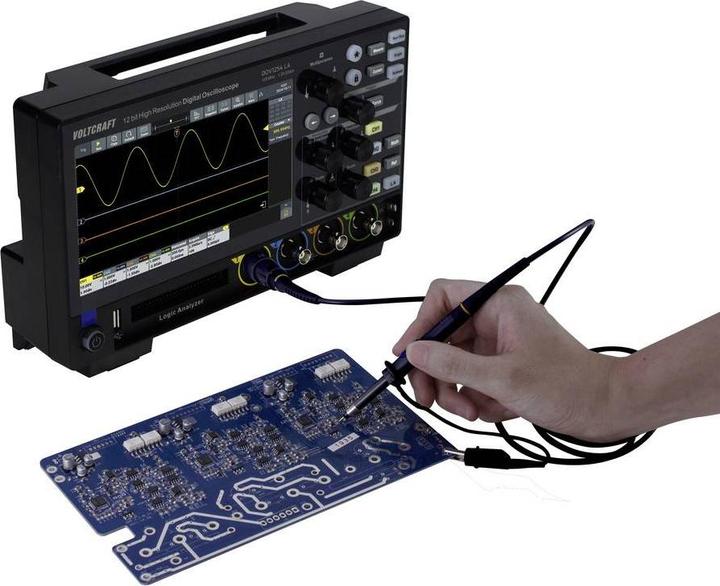 Produktbild Voltcraft DOV1254 LA Digital-Oszilloskop 125 MHz 4-Kanal 1.25 GSa/s 100 Mpts 12 (CAT II)