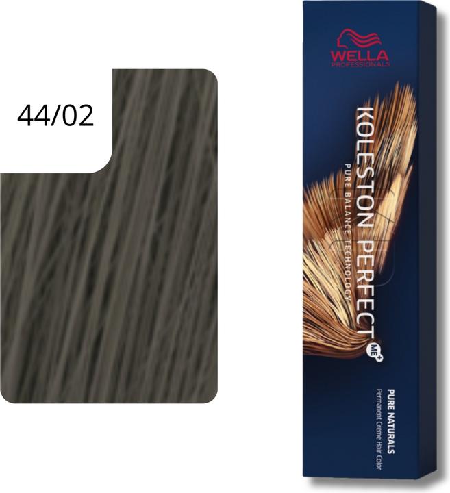 Actual product image Wella Koleston Pure Naturals 44/02 medium brown intensive natural matt 60 (44, 02 Medium brown intensive natural matt)