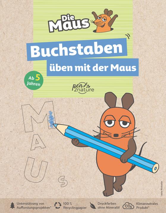 Produktbild Buchstaben üben mit der Maus (Deutsch, pen2nature, 2023)