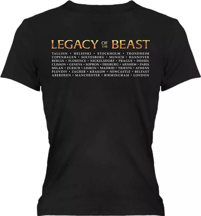 Produktbild Music Brand Legacy Of The Beast Tour TShirt (L)
