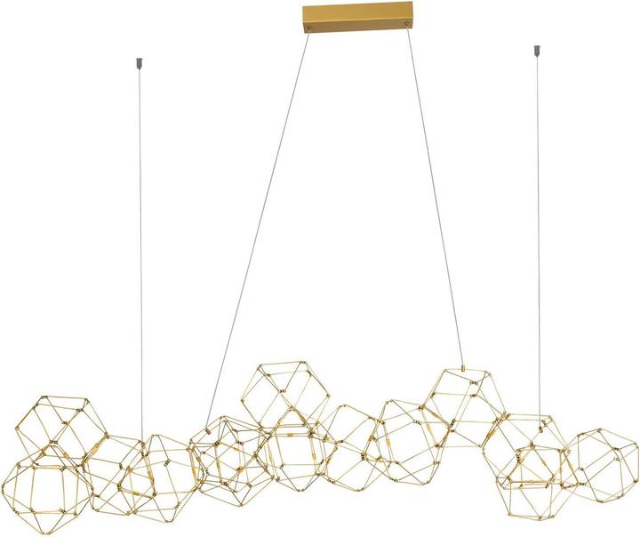 Image du produit Nova Luce NEBULA LED Suspension or 58W blanc chaud 163x54x120cm 9186814