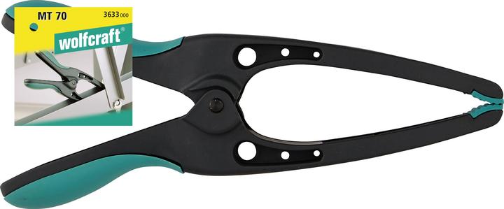 Actual product image wolfcraft wolfcraft 1 MT - Spitzfederzwinge 70mm (70 mm)