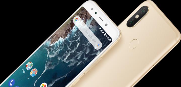 Xiaomi Mi A2 (64 GB, Gold, 5.99", Dual SIM, 12 Mpx, 4G)