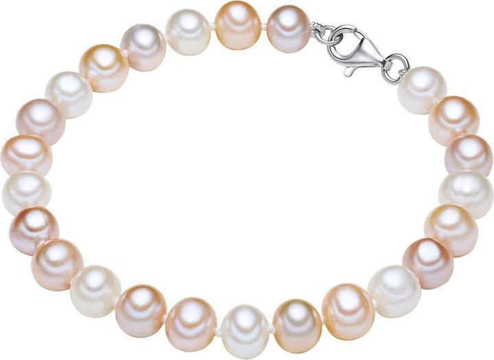 Valero Pearls Damen Sterling Silber Süsswasser-Zuchtperle Multicolor - 2242