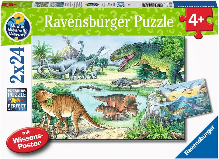 Produktbild Ravensburger Saurier und ihre Lebensräume (24 Teile)