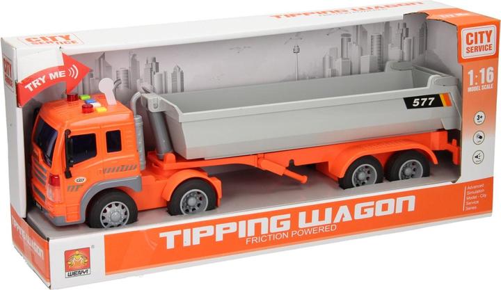Actual product image Lorry with waste container