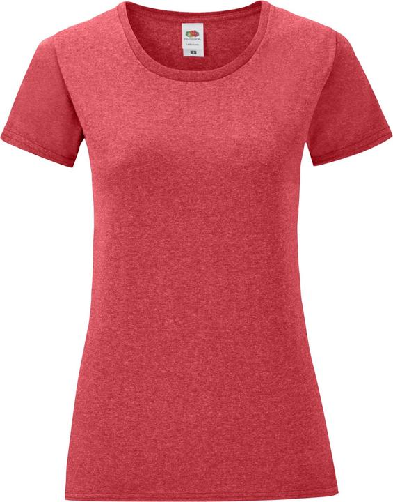 Actual product image Fruit of the Loom Womens/Ladies Iconic Heather T-Shirt (M)