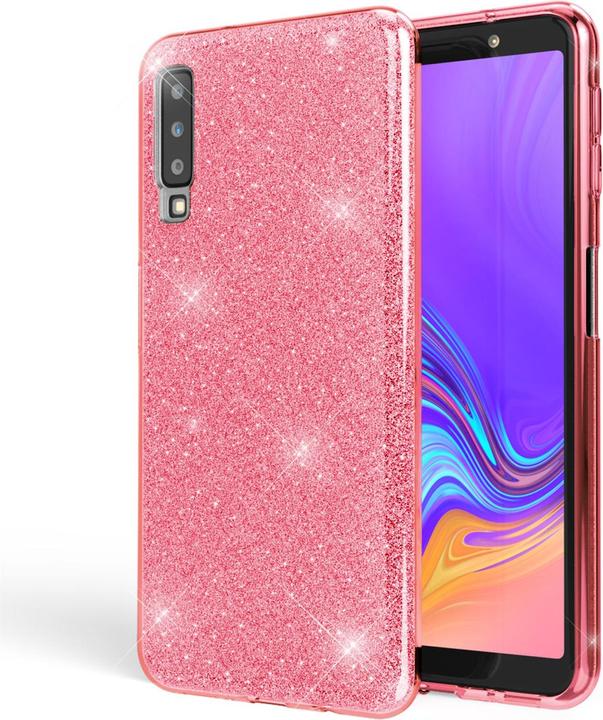 Actual product image Nalia Glitter mobile phone cover (Samsung Galaxy A7 (2018))