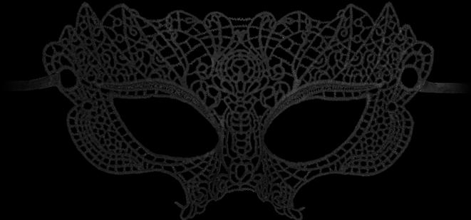 Image du produit Ouch! Masque de dentelle noire Princess