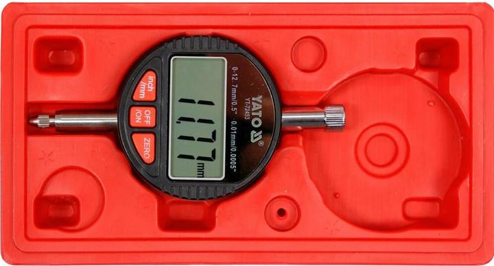 Immagine prodotto Yato CZUJNIK ZEGAROWY ELEKTRONICZNY 0-12,7mm (9 cm)