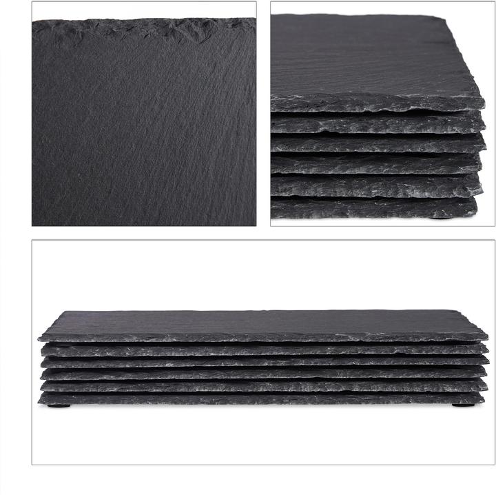 Actual product image Relaxdays Schieferplatte