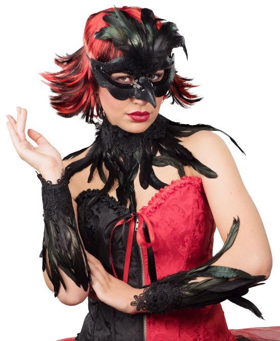 Produktbild Orlob Verkleidungsset Rabe, Maske (One Size)