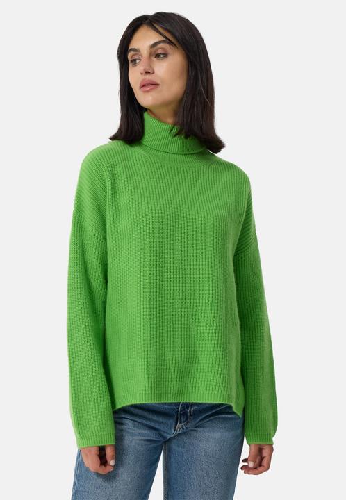 Produktbild Cash-Mere Wolle Kaschmir Oversize Style Rollkragen Pullover (M)