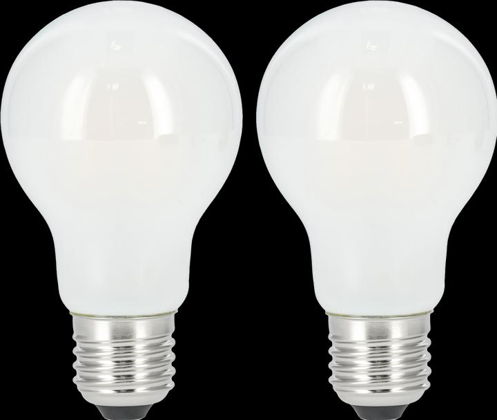 Actual product image Xavax LED filament, E27, 806lm replaces 60W, incandescent lamp, Matte, Warm white, 2 pcs. (E27, 6.50 W, 806 lm, 2 x, E)