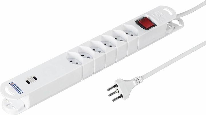 Immagine prodotto Steffen Presa multipla VARIABL 6xT13 + 2xUSB-C PD 18W 3m ws (6 x, 3 m)