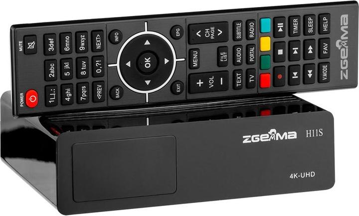 Produktbild Zgemma H11S DVB-S2X 4K UHD H.265 HEVC LINUX KODI UNICABLE Satelliten-Tuner (16 GB, DVB-T, DVB-S, DVB-S2, DVB-C)