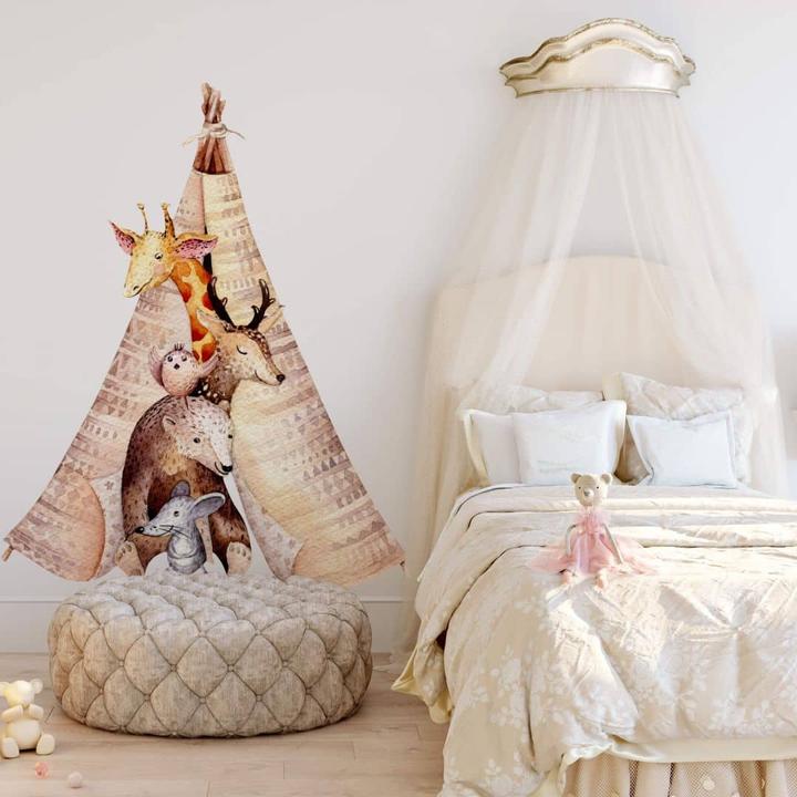 Produktbild Trenddeko Tiere im Tipi (32 x 40 cm)