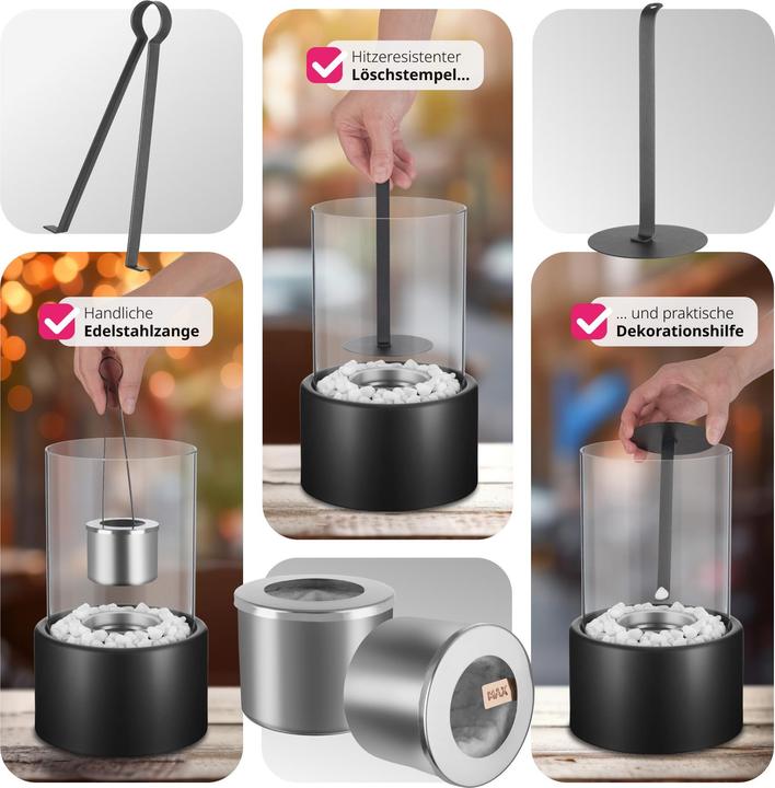 Actual product image tectake Damine (ø 26 x 16.5 cm)