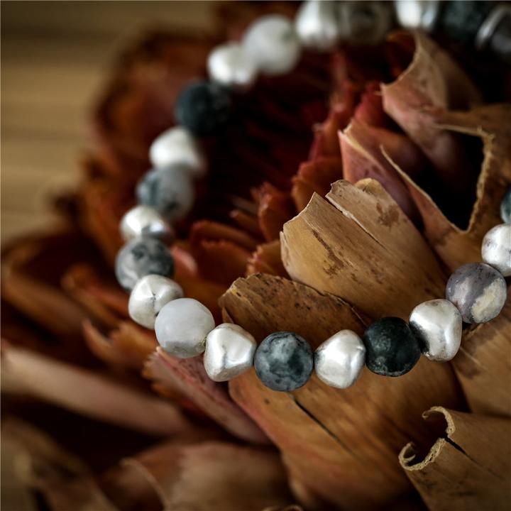 Image du produit Andreani Bracelet avec agate véritable spot (8 cm, Pierres)