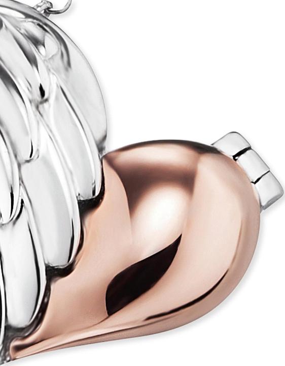 Actual product image Engelsrufer Necklace heart wings silver rosé (925 silver rhodium-plated, 44 cm)