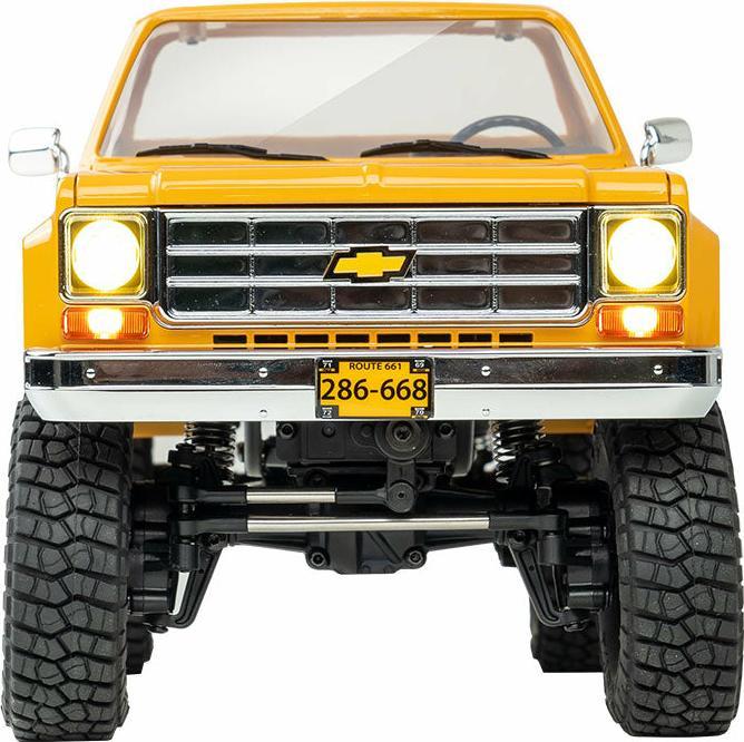 Productafbeelding FMS Chevrolet K10 1:18 geel - RTR 2,4GHz (RTR Gereed voor gebruik)