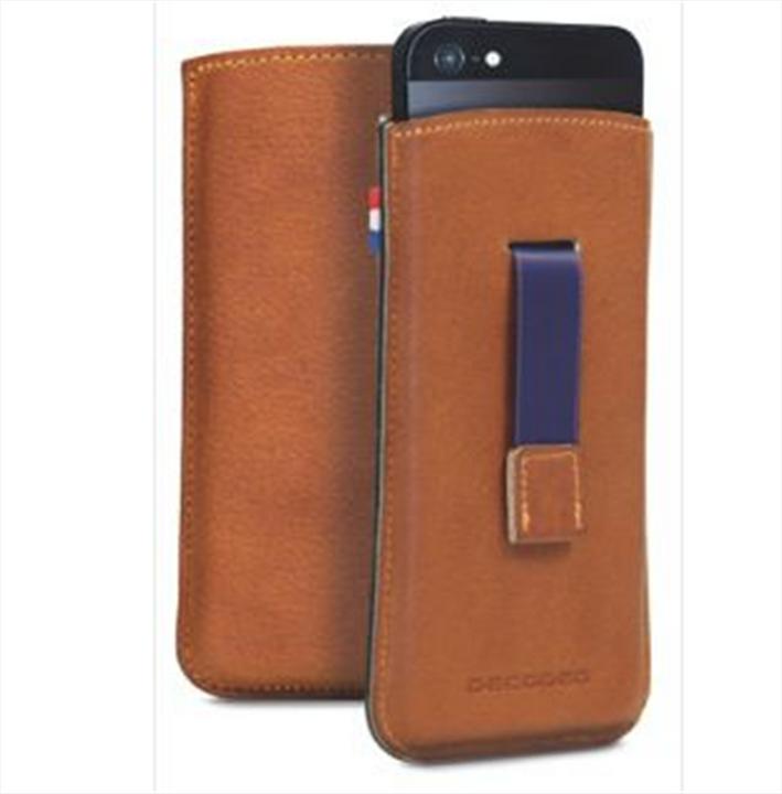 Produktbild Decoded Pouch für iPhone 5/5C/5S/SE Braun (Apple iPhone 5c, Apple iPhone SE, Apple iPhone 5s, Apple iPhone 5)