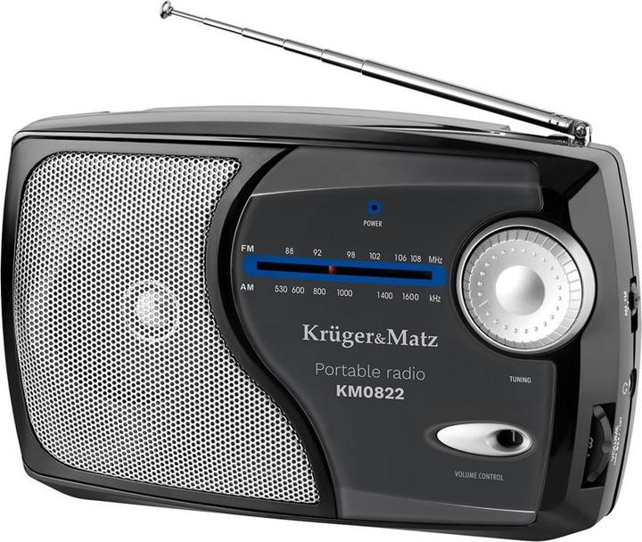 Krüger&Matz portable analog radio model KM0822 (VHF, AM, FM)