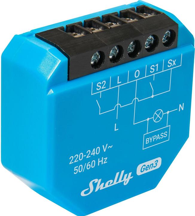Produktbild Shelly 1L Gen3 (Schaltaktor)