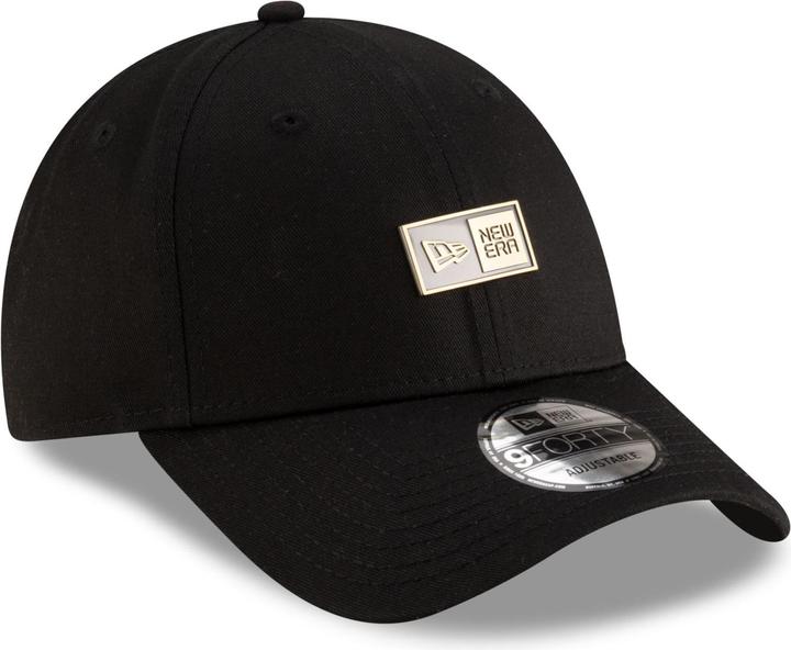 Produktbild New Era 9Forty Strapback Cap - METAL BADGE schwarz