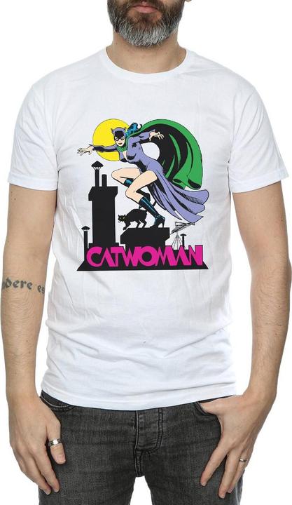 Image du produit - T-shirt CATWOMAN TEXT LOGO - Homme (L)