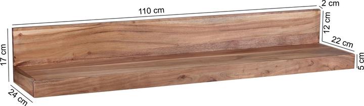 Actual product image Wohnling Mumbai (110 x 23 x 17 cm)