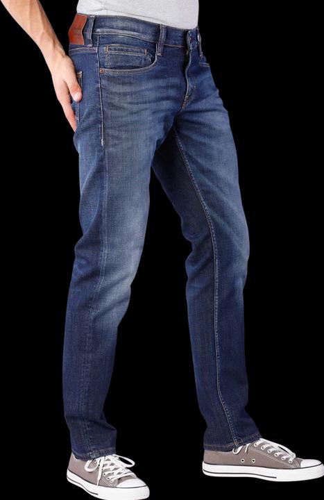 Actual product image Mustang Oregon Tapered crinkle dark rinse (W35/L34)