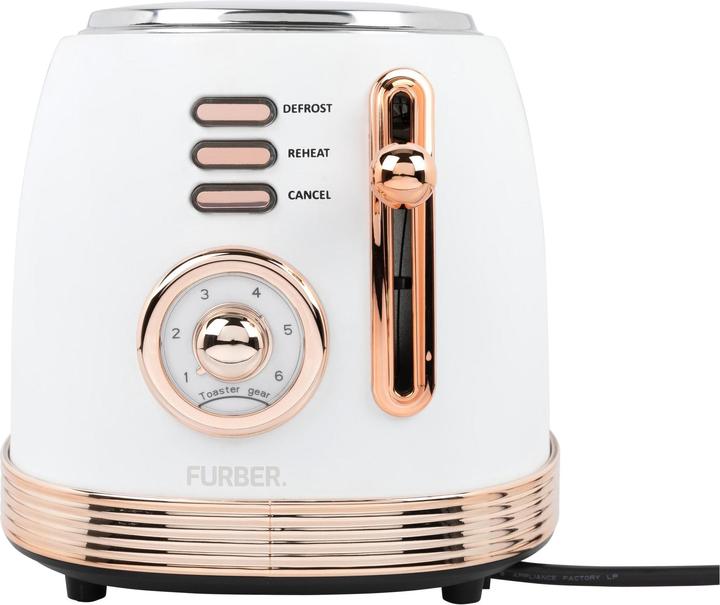 Actual product image Furber Toaster Rose Gold