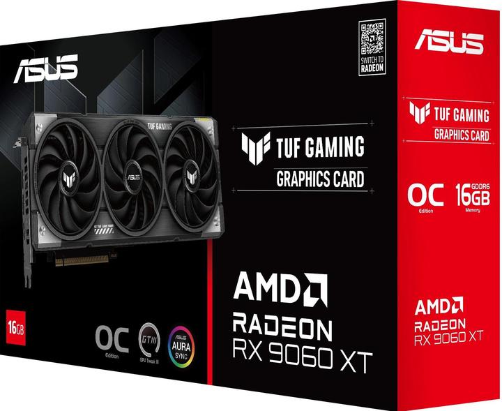 Produktbild ASUS TUF-RX9060XT-O16GGAMING (16 GB)