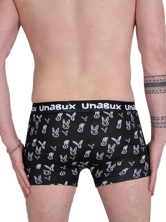 Produktbild Unabux Boxer BLACK WHITE RABBIT (M, Einzelpack)