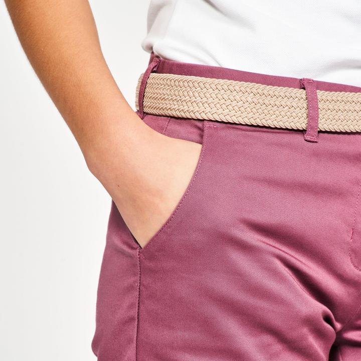 Produktbild Inesis Damen Golf Shorts Baumwolle - MW500 dunkelrosa (34)