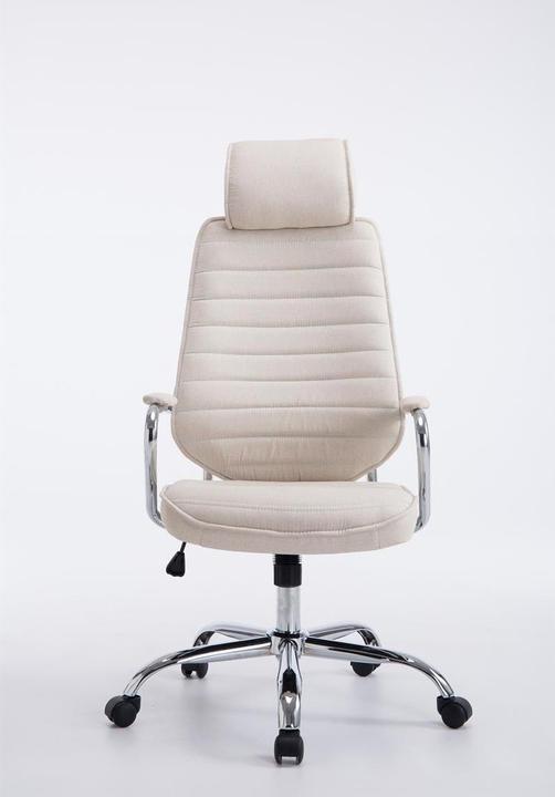 Image du produit CLP Chaise de bureau Rako tissu, beige