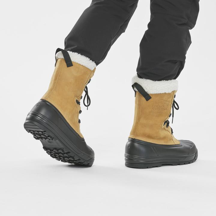 Image du produit Quechua Bottes de neige hommes cuir avec lacets chaud imperméable randonnée hivernale - SH900 (42)
